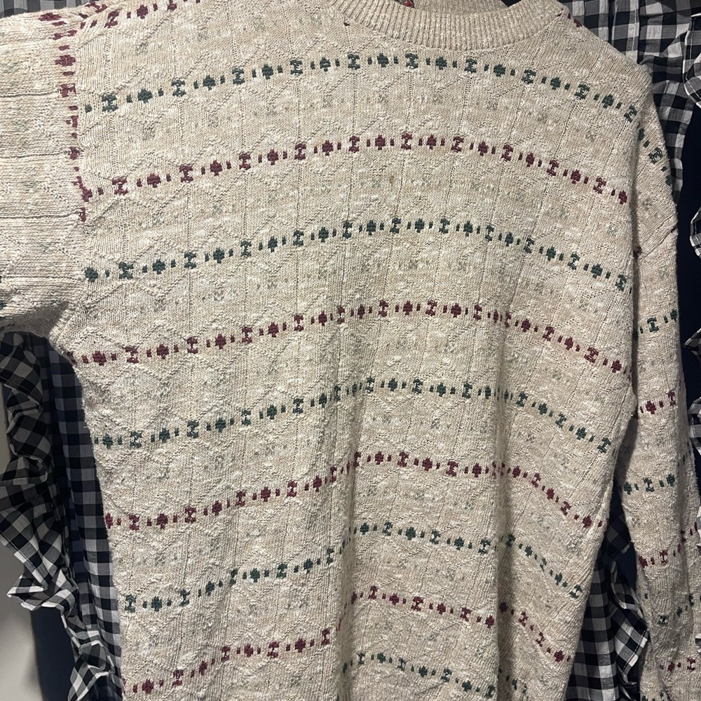 Vintage Patterned Sweater